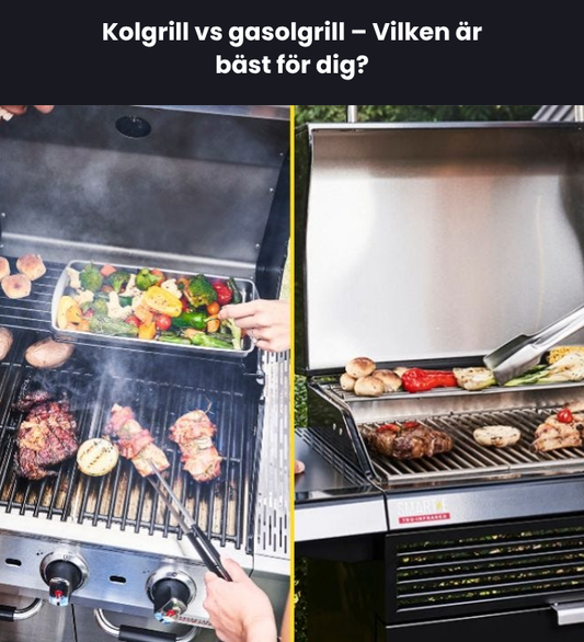 Kolgrill vs gasolgrill – Vilken är bäst för dig?