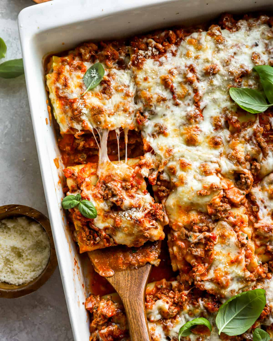 Lasagne Roll Ups – Krämiga rullade lasagne med köttfärs och ricotta