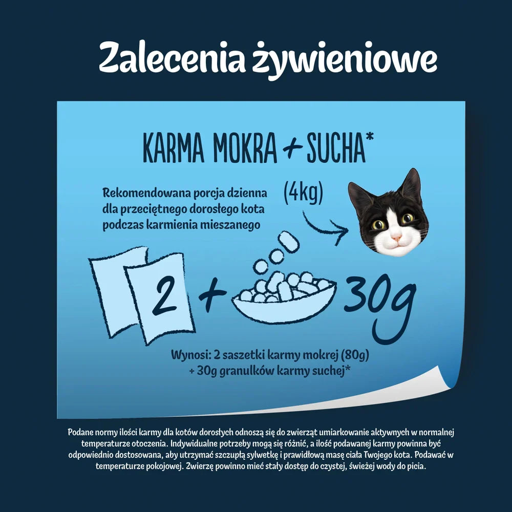 FELIX Deliciously Sliced Fisk Smaker Våtfoder för katt 4x80g