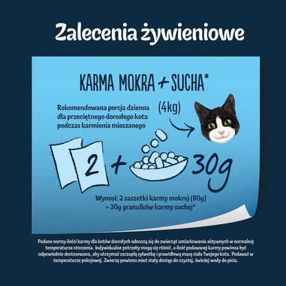 FELIX Deliciously Sliced Wiejskie Smaki Våt kattmat 4x80g