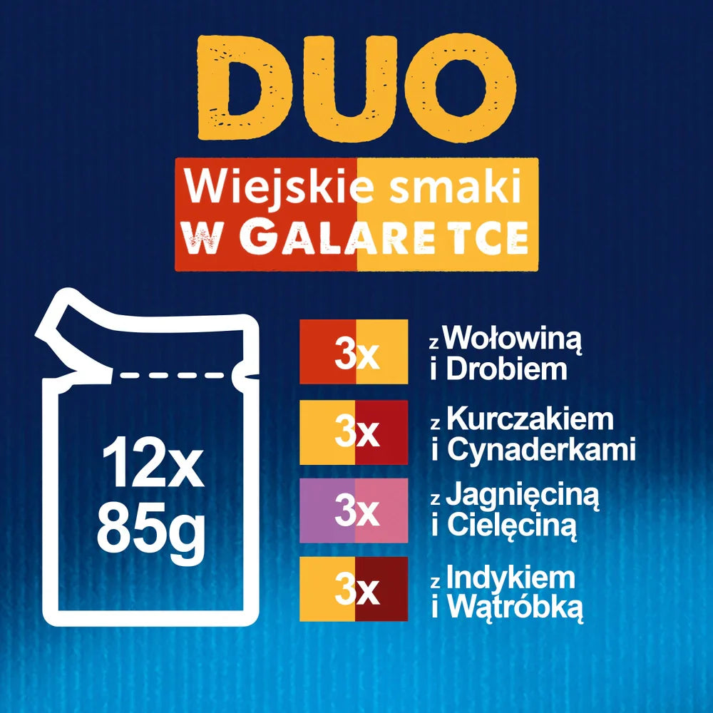 FELIX Duo Wiejskie Smaki i gelé;12x85g