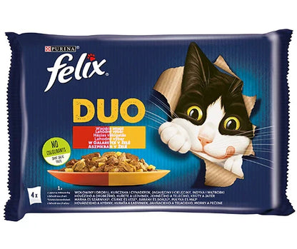 FELIX Duo Landsbygds Smaker i gelé 4x85g