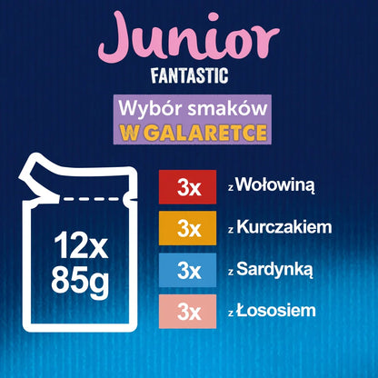 FELIX Fantastic Junior i gelé 12x85g