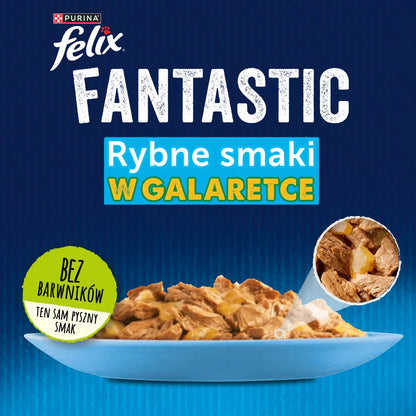FELIX Fantastic Fiskiga Smaker i gelé: 12x85g