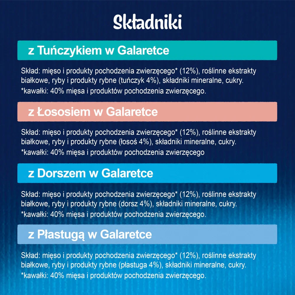 FELIX Fantastic Fiskiga Smaker i gelé: 12x85g