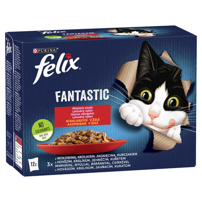 FELIX Fantastic Lantliga Smaker i gelé: 12x85g
