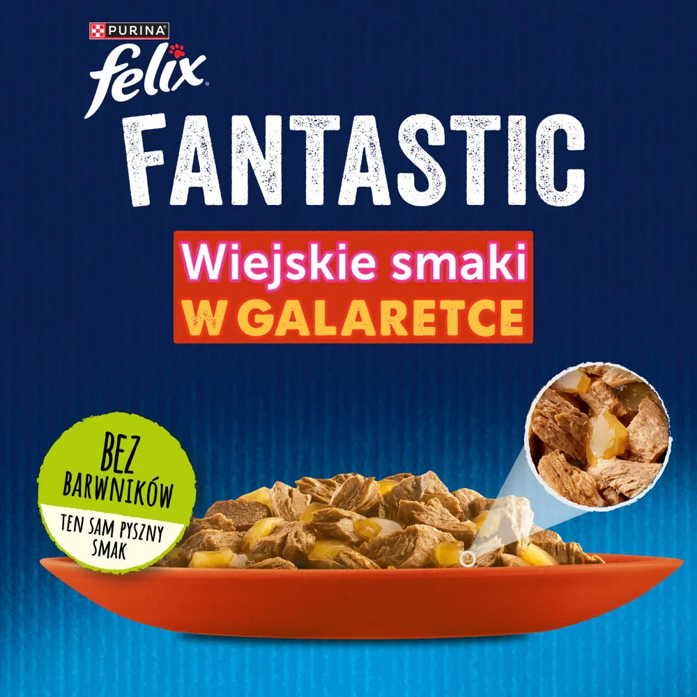 FELIX Fantastic Lantliga Smaker i gelé: 24x85g