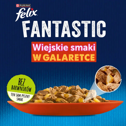FELIX Fantastic Lantliga Smaker i gelé: 24x85g