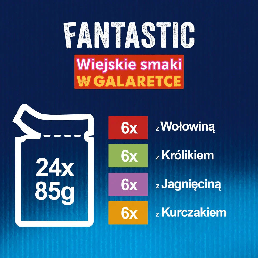 FELIX Fantastic Lantliga Smaker i gelé: 24x85g
