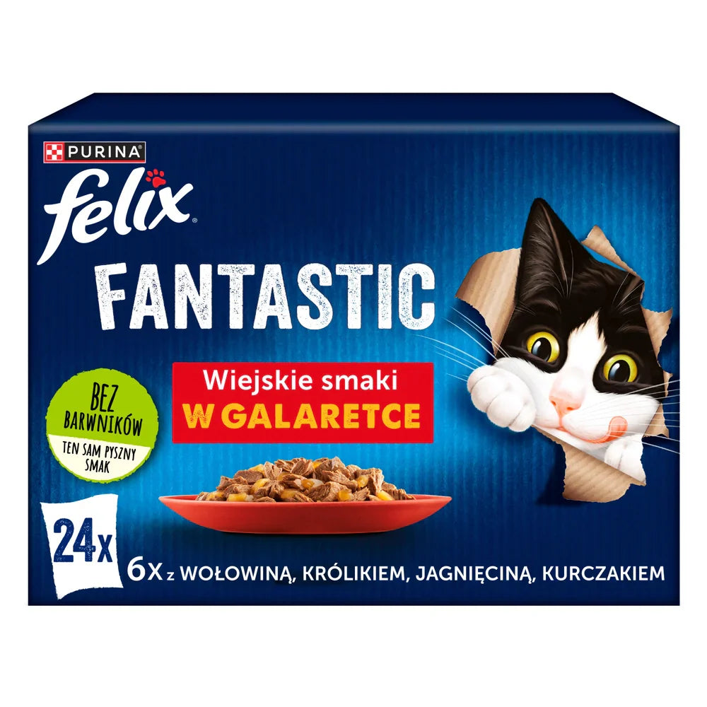 FELIX Fantastic Lantliga Smaker i gelé: 24x85g