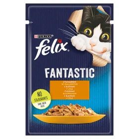 FELIX Kyckling i gelé - påse 26 x 85g