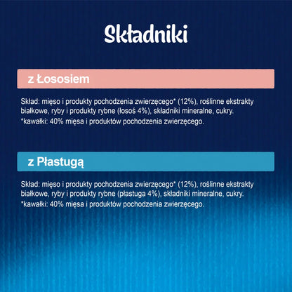 FELIX Fiskiga Smaker i gelé med lax och spätta 4x85g