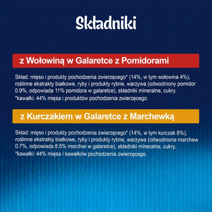 FELIX Sensations Jellies Kattmat landsbygdssmaker i gelé 4x85g