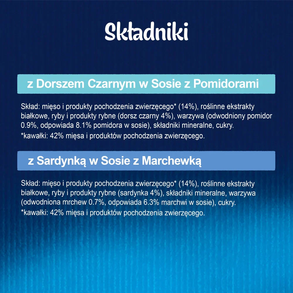 FELIX Sensations Sauces Karma för katter fiskiga smaker i sås 4x85g