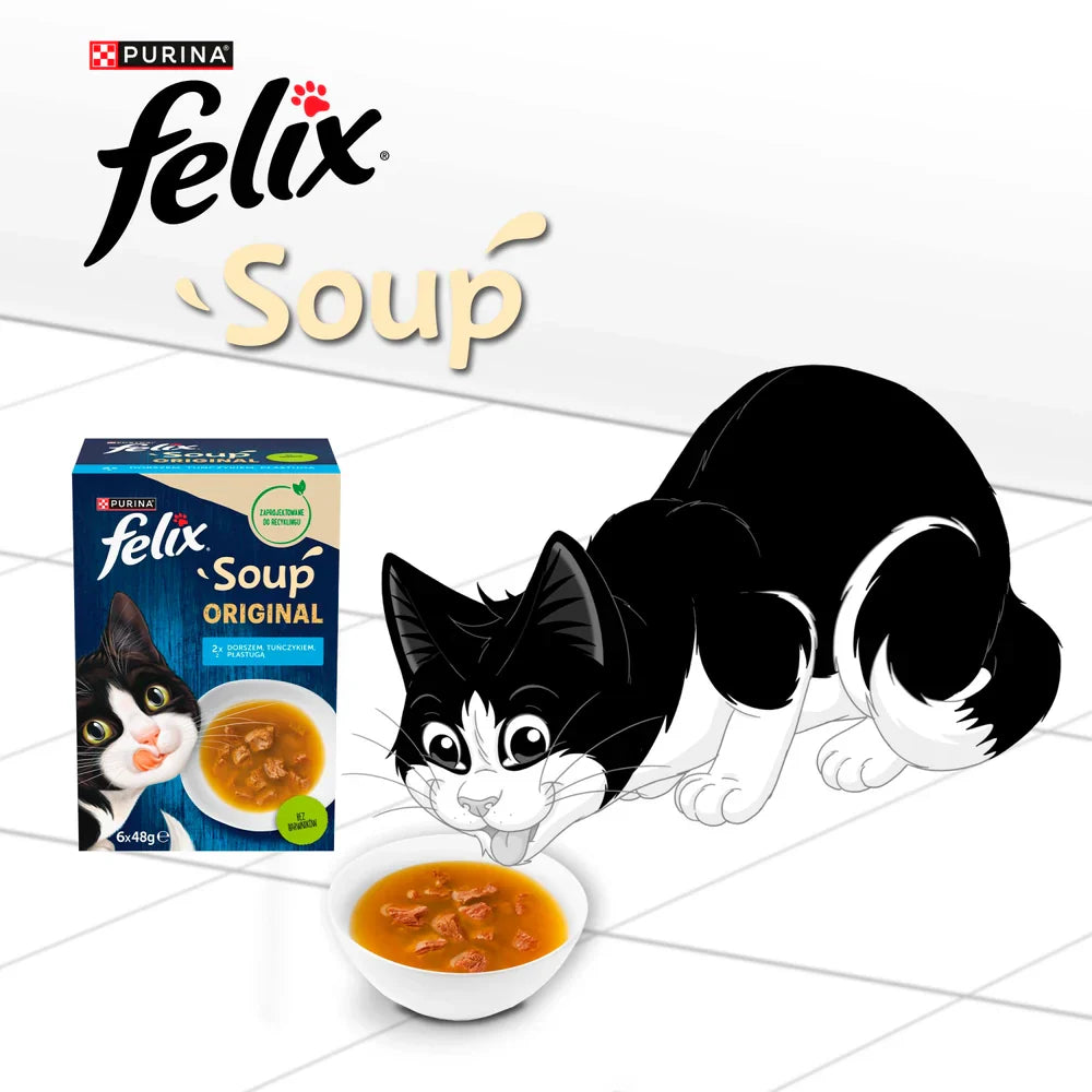 FELIX Soup Original Fiskiga smaker 6x48 g