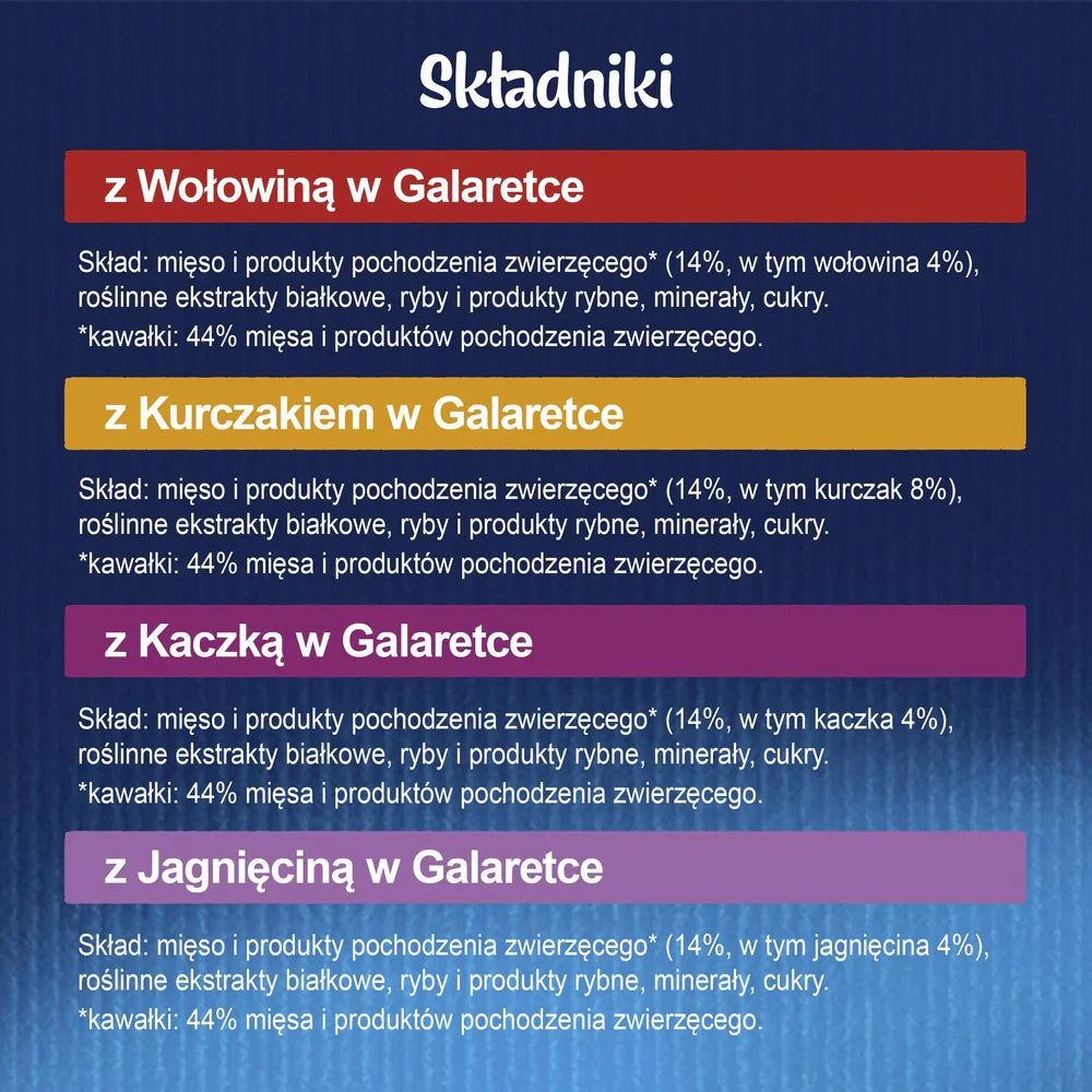 Felix Fantastic MIX smaker i gelé: 44x85g