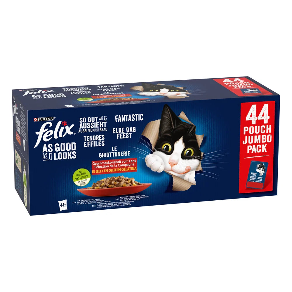 Felix Fantastic MIX smaker i gelé: 44x85g