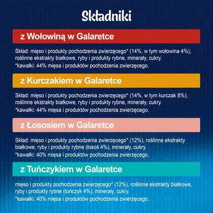 Felix w gelé MIX KÖTTIG påse 44x85g