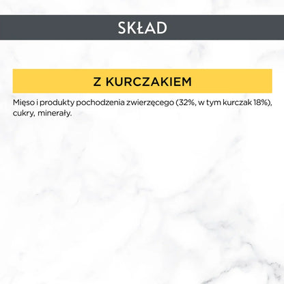 Purina Gourmet Revelations Delikata Bitar i Gelé med Kyckling 2x57g