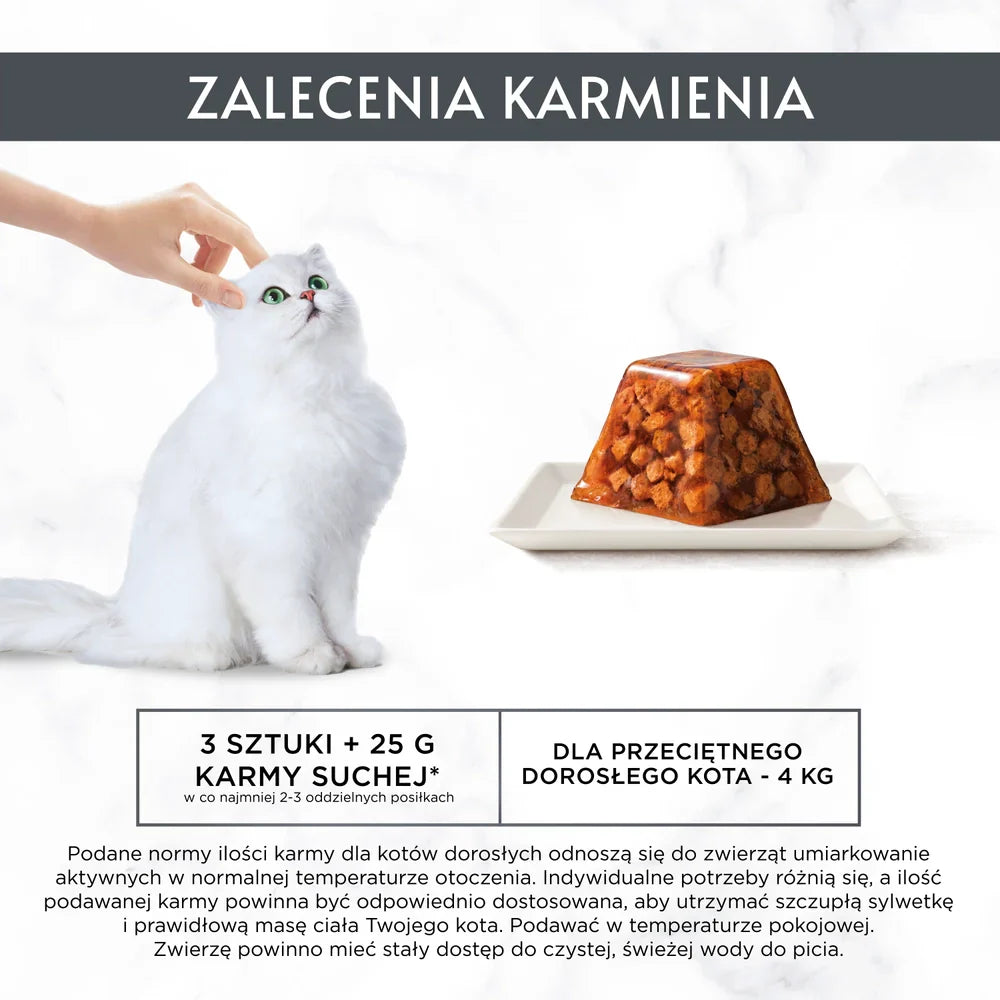 Purina Gourmet Revelations Delikata Bitar i Gelé med Lax 2x57g