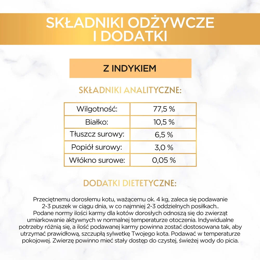 Purina Gourmet Gold mousse med kalkon 85g