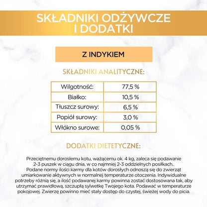 Purina Gourmet Gold mousse med kalkon 85g