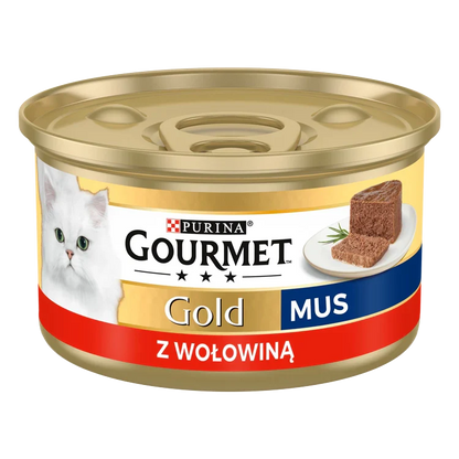 Purina Gourmet Gold mousse med nötkött 85g