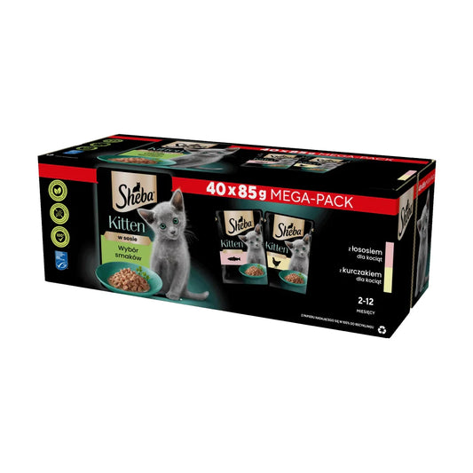 Sheba Kitten Varieties i portionspåse 40 x 85 g